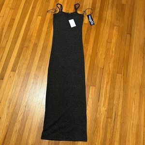 NWT Extra Small Grey Maxi Dress